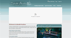 Desktop Screenshot of lakesidegardensevents.com